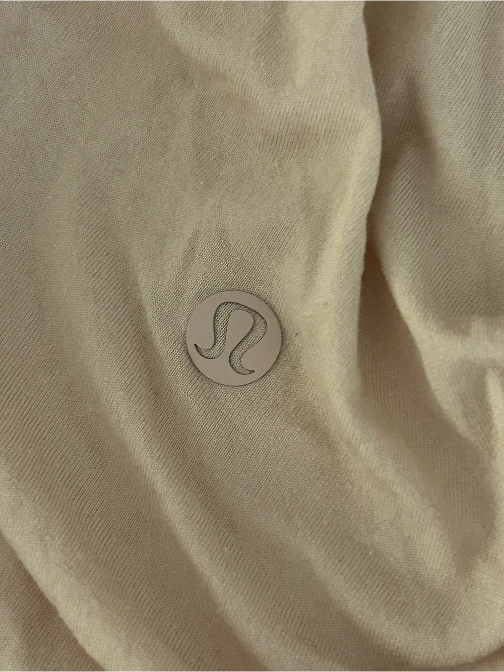 lululemon athletica Short Sleeve Scoop Neck Top - cream